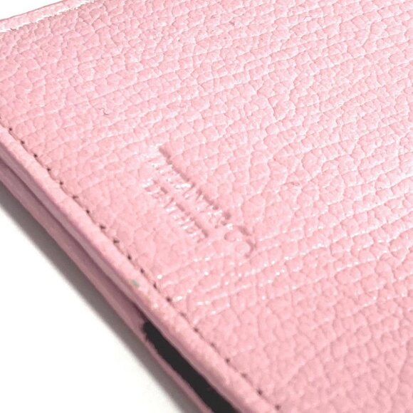 TIFFANY & Co. logo Passport Cover Stationery passport case Leather pink - Picture 5 of 14